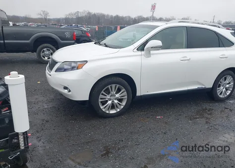 2010 Lexus Rx 450H z USA, uszkodzony, nr VIN JTJBC1BA6A2015777